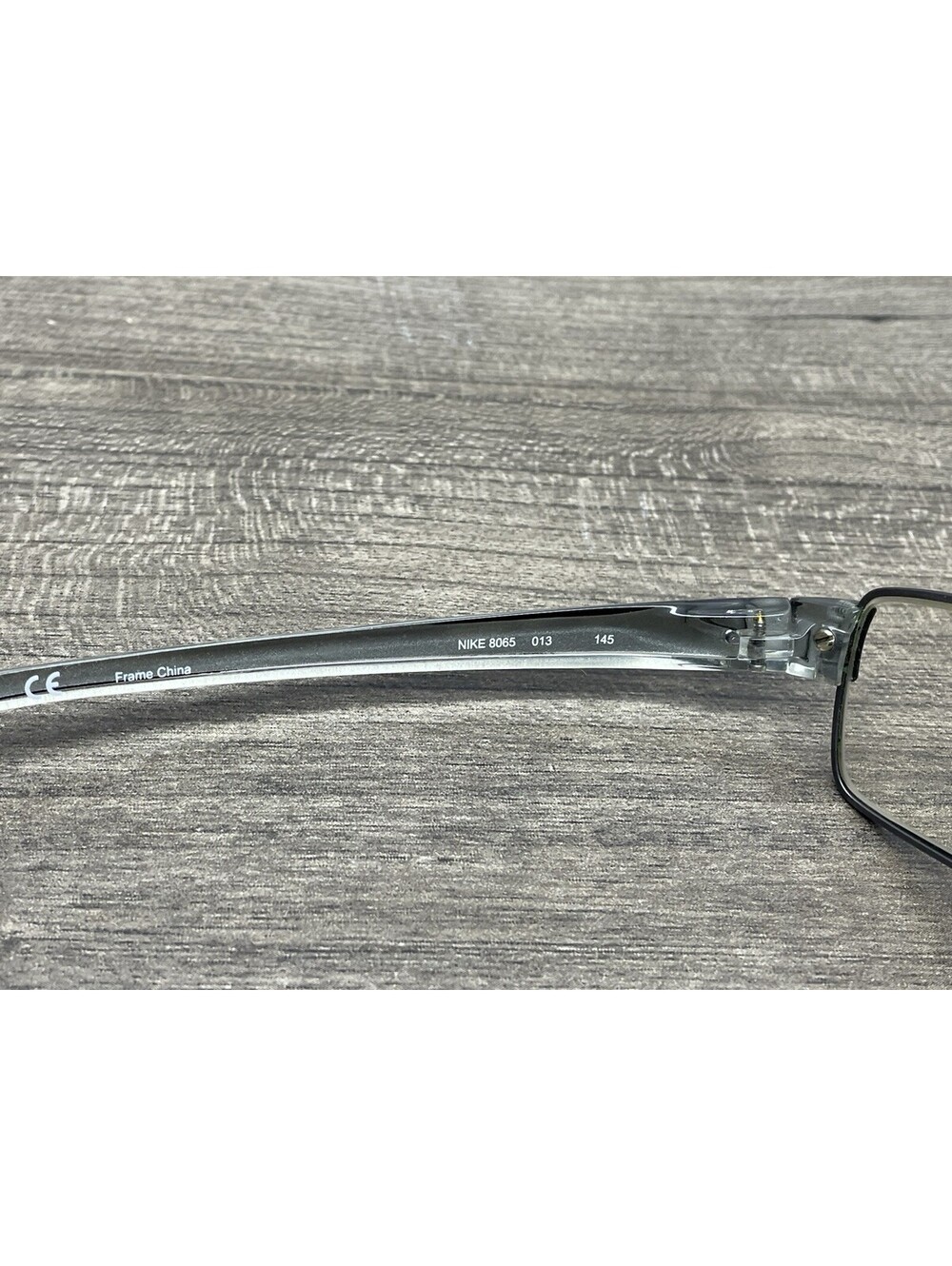 NIKE EYEWEAR 8065 013 GRAY BLACK 51[]17-145 EYEGLASSES FRAMES ONLY -SEE PHOTOS - Picture 11 of 15